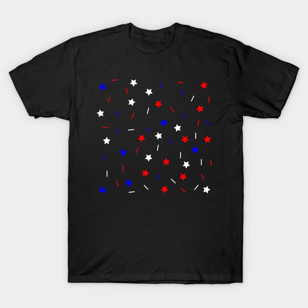 Red, White, Blue Sprinkles T-Shirt by ShawnIZJack13